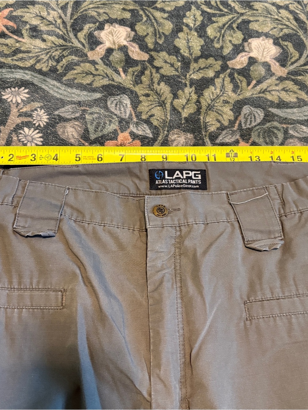 LAPG LA Police Gear Atlas Tactical Pants 38x32 Rip Stop Tan Reinforced Seat - Picture 6 of 10